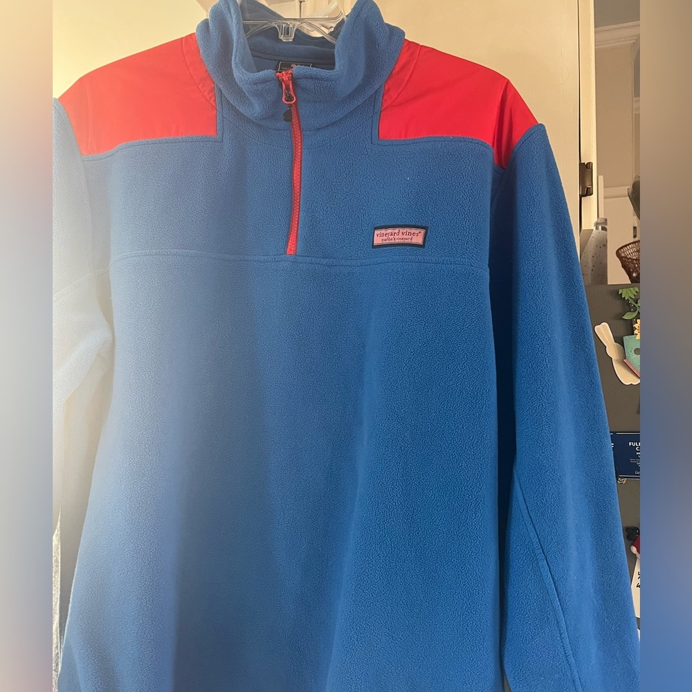 Vineyard vines fleece shep shirt